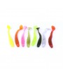 50 Pcs Lure Bait Spiral T-tail 5cm Sea Fishing Artificial Soft Fish Accessories