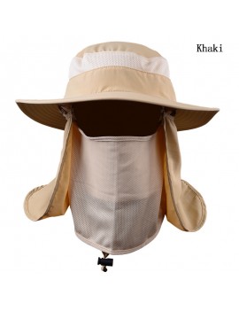 Wide Brim Hat Camping Fishing Outdoor Sport Sun UV 360° Protection Cap Unisex