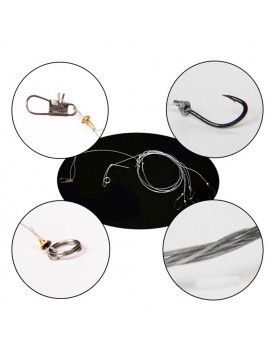 Carbon Steel Rigs Swivel Fishing Tackle Lures Pesca Baits String With 5 Hook