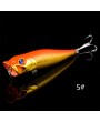 3D Eyes Treble Hooks Fishing Lures Crankbait Wobblers Pesca Bait Lure Simulate Hard Plastic Poper 9.5cm/12g
