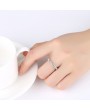 1/2/3/4 Row Silver Plated Crystal Rhinestones Elastic Adjustable Rings Women's Fashion Jewelry Gift