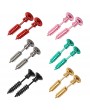 1 Pair Fashion Unisex Fine Stainless Steel Whole Screw Stud Earring