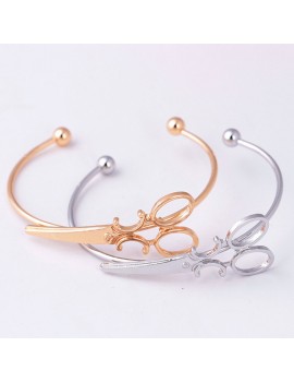 New Fashion Minimalist Scissors Openings Bracelets Decorative Jewelry Bracelets Gifts