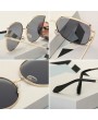 Cat Eye Sunglasses Women Retro Fashion Metal Frame Clear Lens Sunglasses Unique Ladies Glasses UV400