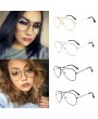 Woman Men Eyeglasses Frames Clear Lens Glasses Reading Glass UV Protection Clear Lens Computer Eyewear Eyeglass