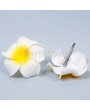1/2/3/5/10pcs Hawaiian Foam Flower Bridal Wedding Party Hair Clip White Plumeria