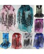 Fashion Women's Long Peacock Print Chiffon Scarf Wrap Ladies Shawl Scarves New