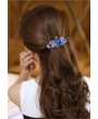 Fashion Women Girls Crystal Rhinestone Flower Barrette Hair Clip Clamp Hairpin