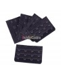 3pcs Black+Beige+White Color Including Soft Flexible Comfort Women Bra Extender Strap Extension 4 Hooks UPICK Replacement