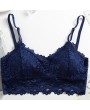 Women Beautiful Camisole Padded Tank Tops Fitness Underwear Floral Lace Bralette Crop Top Ladies