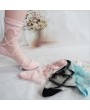 Bowknot Sheer Mesh Bow Knit Frill Trim Transparent Ankle Socks Lady Girl Gift