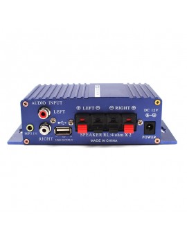 400W 12V HI-FI Stereo audio power Amplifier mp3 deluxe auto sound enlarger