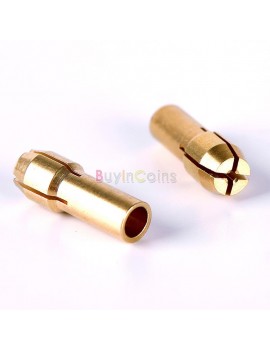 8pcs Brass Collet  Include 1mm/1.6mm/2.3mm/3.2mm Rotary Tool Fit Dremel Drill