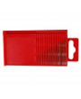 20pcs Mini HSS High Speed Steel Twist Drill Bit Set Tool Craft With Red Case