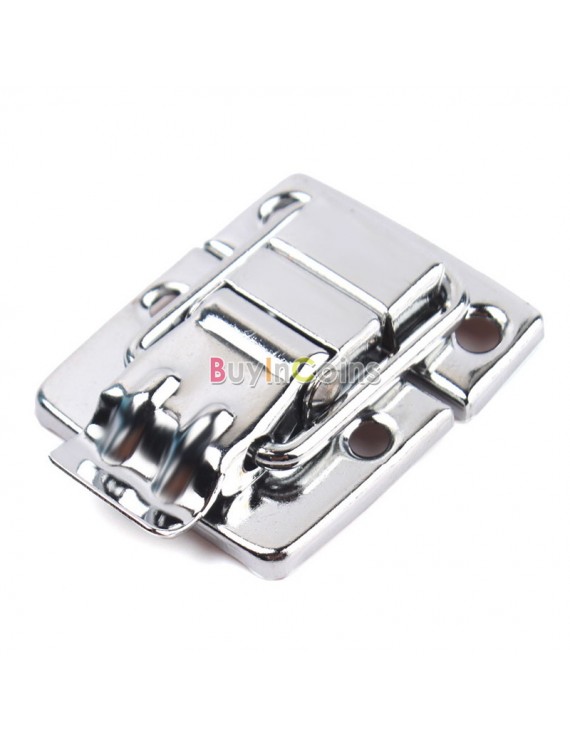 New Pair Stainless Steel Chrome Toggle Latch For Chest Box Case Suitcase Tool Clasp