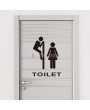 Funny Men Women Pattern Toilet / Bathroom Door Sticker Decal Door Sign Decor