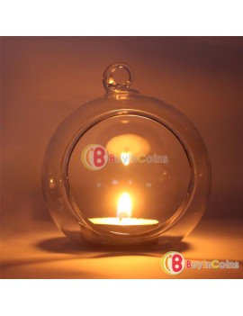 Crystal Glass Candlestick Weeding Home Decor Hang Candle Holder Romantic Dinner