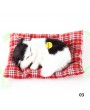 Simulation Animal Doll Plush Sleeping Cats Toy with Sound Kids Gift Stuffed
