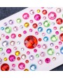 Multicolor Rhinestone Stickers DIY Self Adhesive Colorful Gem Embellishment Stickers