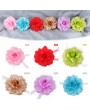 Bright Candy Color Floral Voile Curtain Beautiful House Decor Door Window Curtain&Curtain Tieback Flower