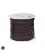 0.8mm 45M/Roll Nylon Cord Thread Chinese Knot Macrame Rattail Bracelet Braided String
