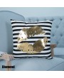 Creative Shining Gilding Pattern Design Soft Pillow Cushion for House Car Bed Decor