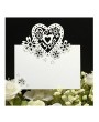 50pcs Wedding Party Table Name Place Cards Favor Decor Love Heart Laser Cute