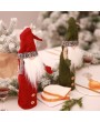 Faceless Doll Wine Bottle Set Champagne Wine Bag Xmas Party Dinner Table Decoration