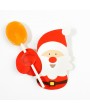 50PCS Christmas Lollipop Card Santa Claus Penguin Pattern Xmas Party Toys
