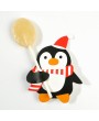 50PCS Christmas Lollipop Card Santa Claus Penguin Pattern Xmas Party Toys