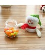 Cute Christmas Candy Storage Box Jar Bottle Santa Claus Snowman Elk Xmas Home Decor