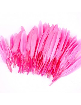 Free shipping! 100 beautiful goose feather 4-6 inches 10-15 cm, choose color