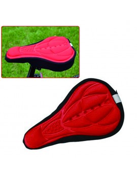 Bicycle 3D Gel Silicone Saddle Seat Cover MTB Pad Cushion Comfort Bike Accessories