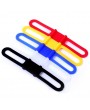 Silicone Bicycle Motorcycle Phone Holder Phone Mount Strap Torch Elastic Strap Mountain Bike Small Piece Fixed